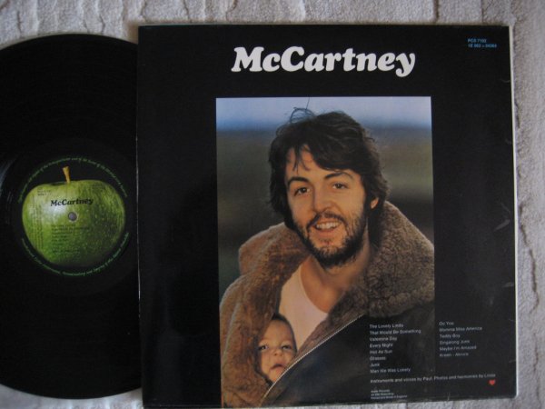 PAUL McCARTNEY - McCARTNEY UK ORIG LP NM/NM