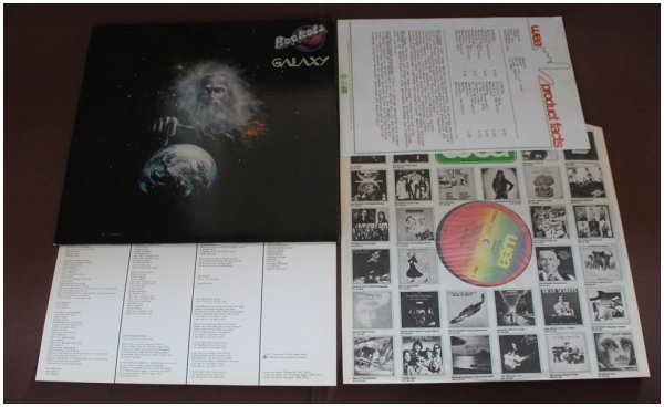  Rockets 1980 Galaxy, WEA, Germany, Orig., 2 Ins. + Promo + Poster - NM