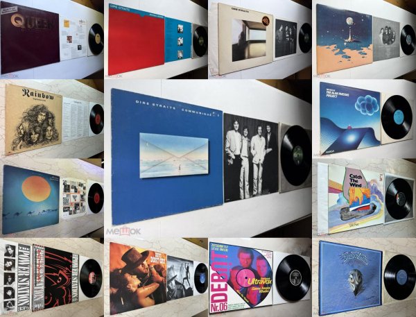QUEEN DIRE STRAITS ELO RAINBOW URIAH HEEP SANTANA PARSONS VOLLENWEID EAGLES