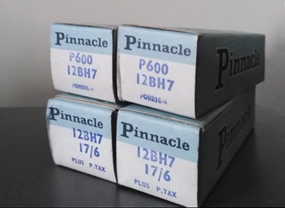 12BH7 Pinnacle. England 12BH7 Pinnacle. England