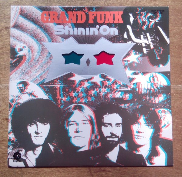 GRAND FUNK - SHININ' ON 1974 JAPAN 1st PRESS ����, ������ MINT-