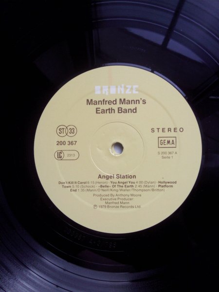MANFRED MANN - ANGEL STATION 1979 GERMANY MISPRINT ! MANFRED MANN - ANGEL STATION 1979 GERMANY MISPRINT !
