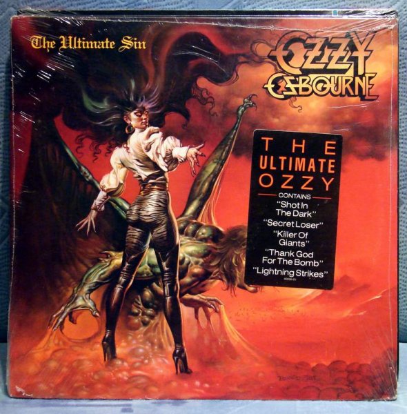 Ozzy Osbourne  The Ultimate Sin 1986 (sealed) USA