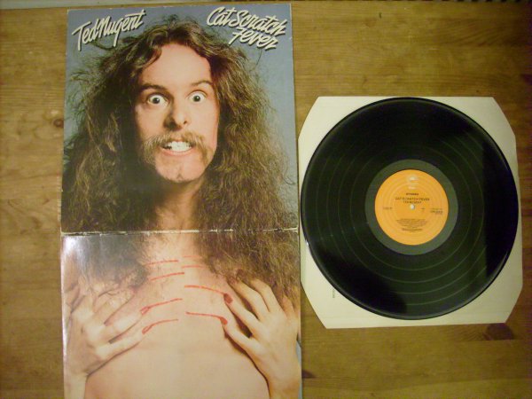 LP TED NUGENT-CAT SCRACTCH FEVER-77(UK/EPIC) NM/NM