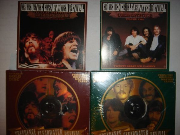 Creedence Clearwater Revival - Chronicle / Chronicle Vol. 2: The 20 Greatest Hits (Fantasy, USA) 24 Karat Gold CD's